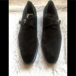 Black Suede Salvatore Ferragamo